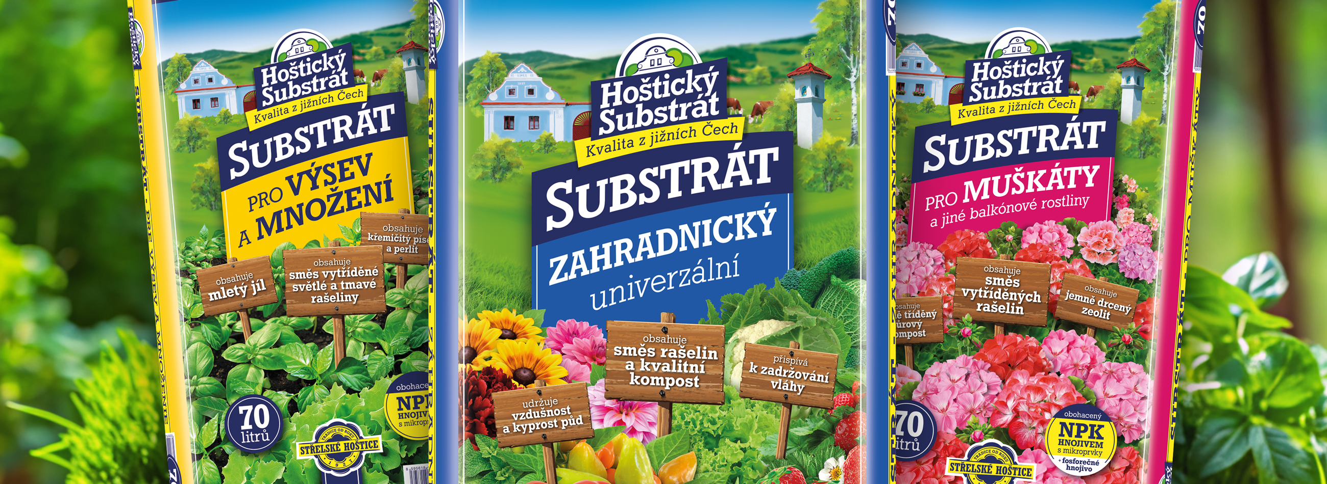 Výroba substrátů – hoštické substráty