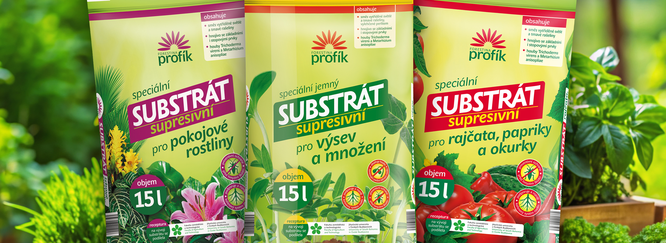 Výroba substrátů – supresivní substráty