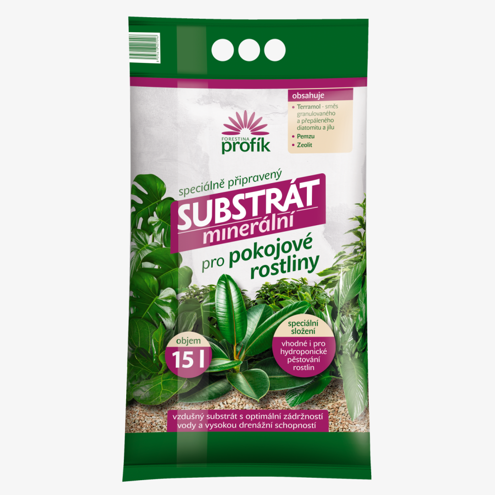 PROFÍK Minerální substrát pro pokojové rostliny 15 l