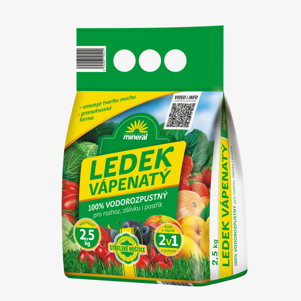 MINERAL Ledek vápenatý pro zálivku a postřik 2,5 kg