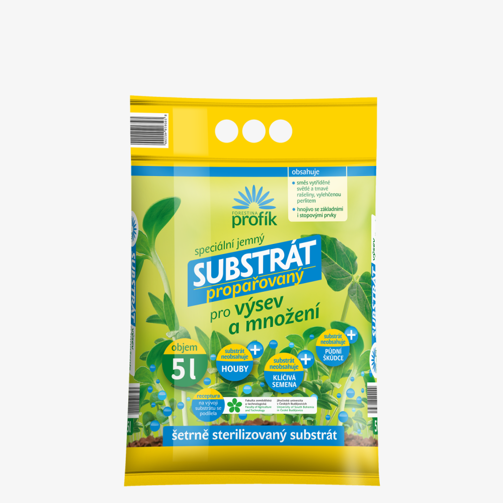 PROFÍK Propařovaný substrát pro výsev a množení 5 l