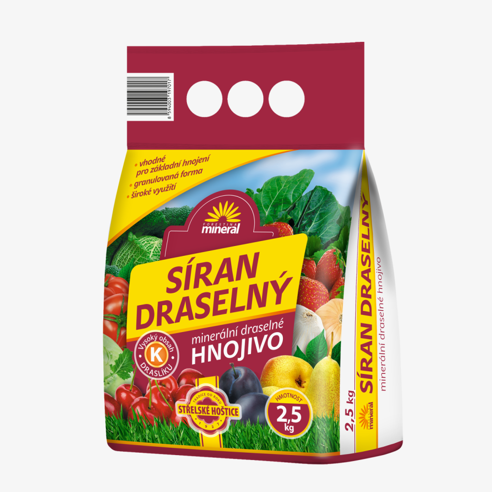 MINERAL Síran draselný 2,5 kg