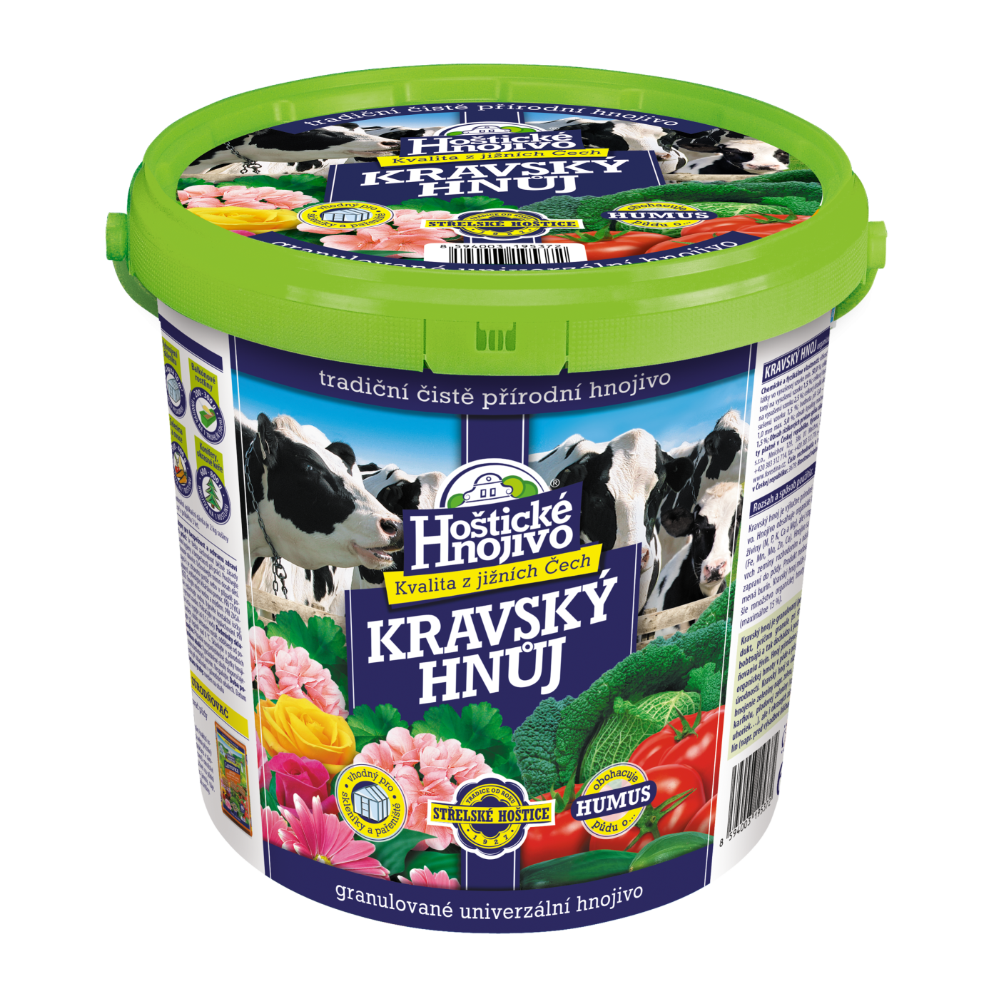 Kravský hnůj - kbelík