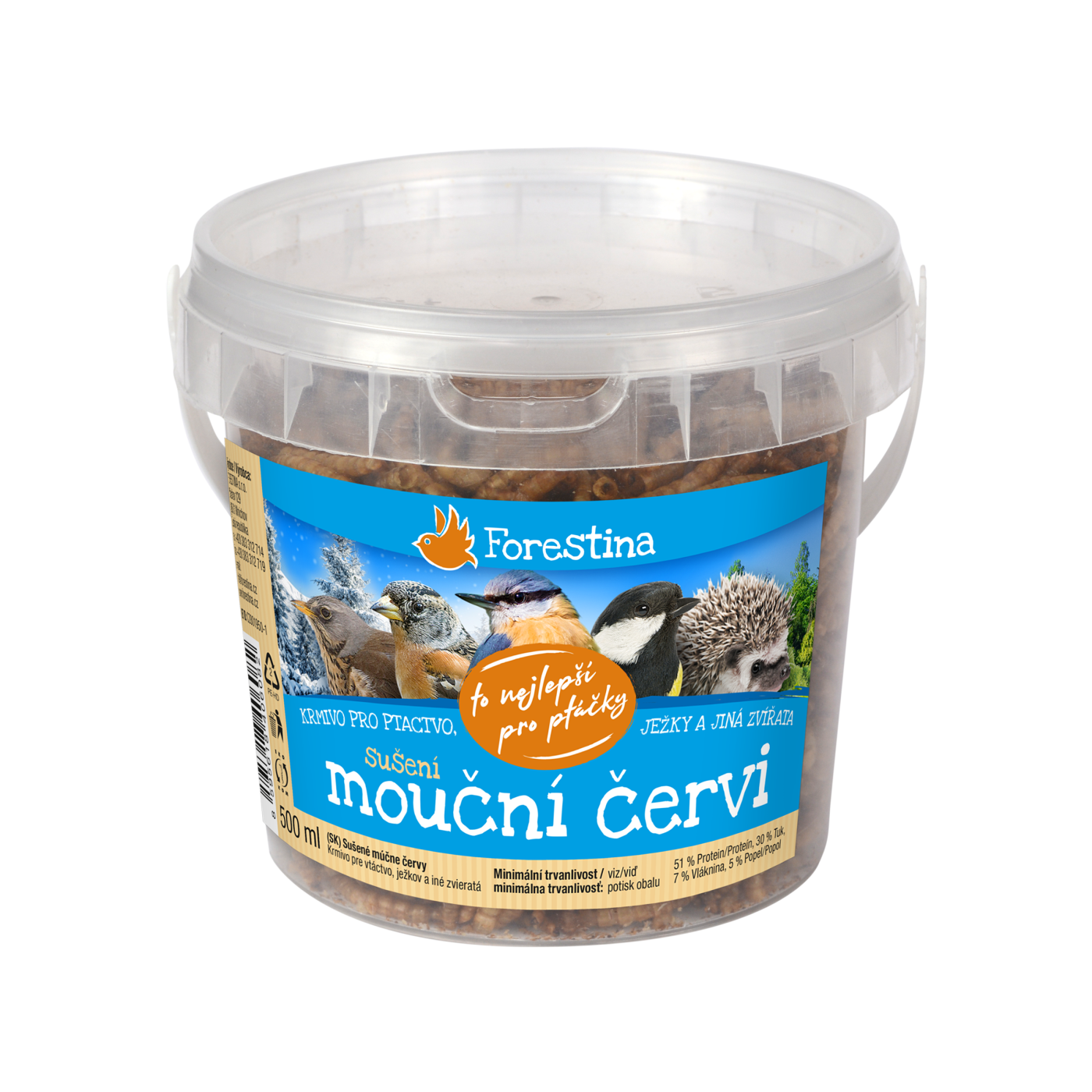 Sušení mouční červi