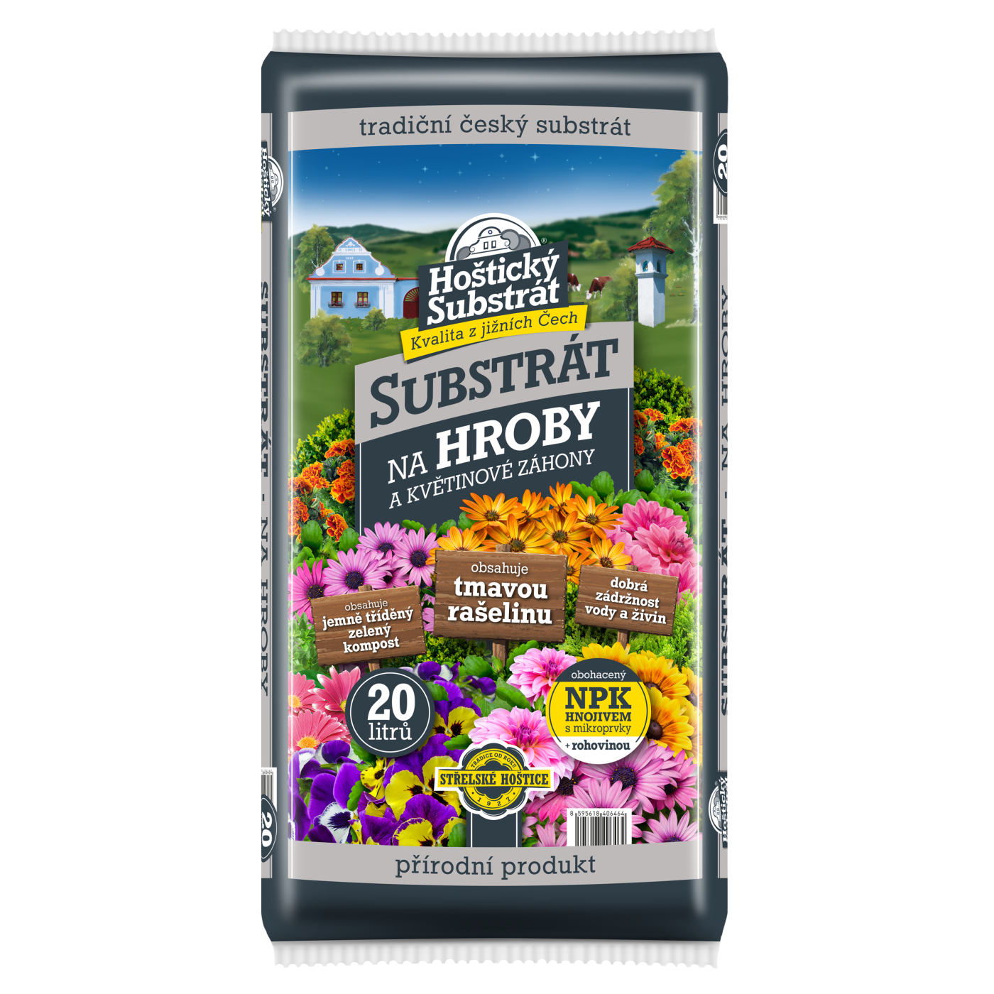 Hoštický substrát - Substrát na hroby a květinové záhony