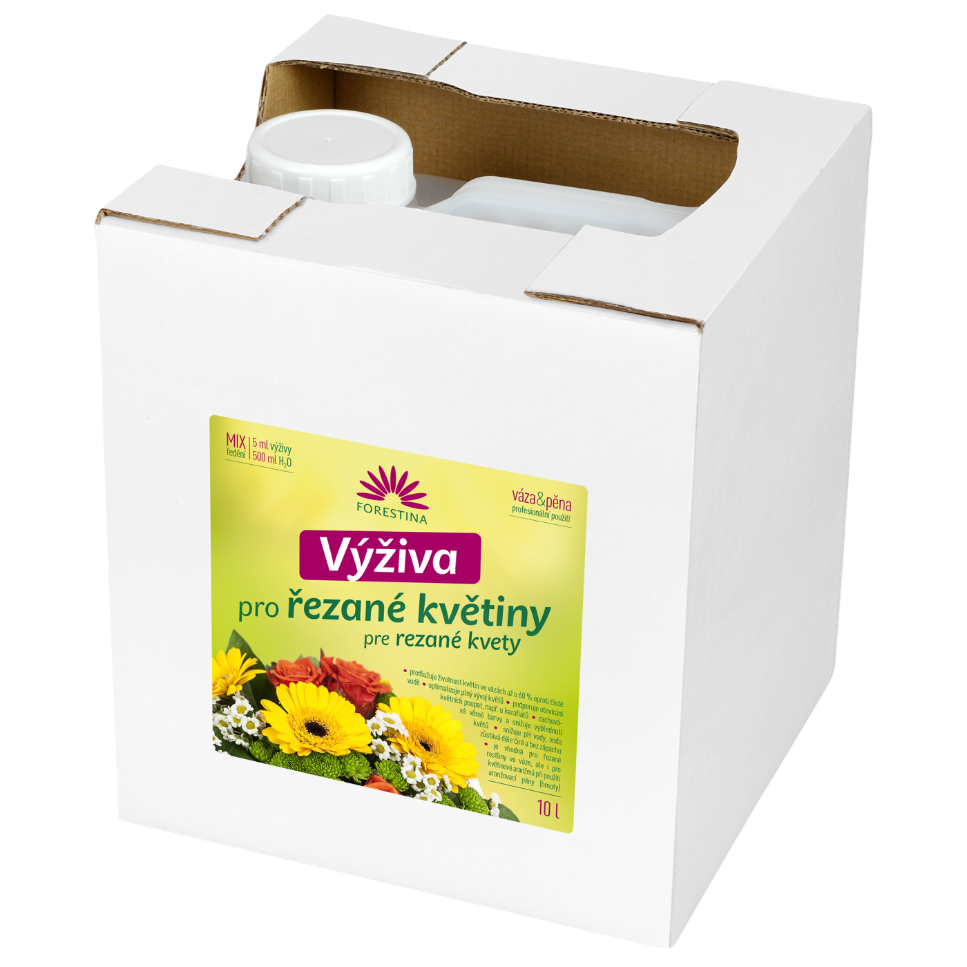 Výživa pro řezané květiny kapalná