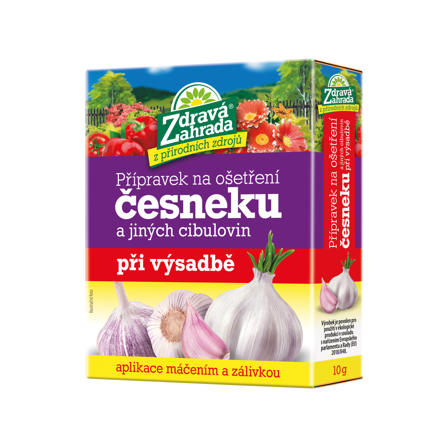 Přípravek na ošetření česneku a jiných cibulovin při výsadbě