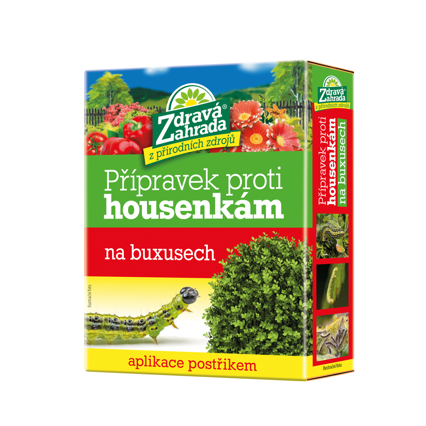 Přípravek proti housenkám na buxusech