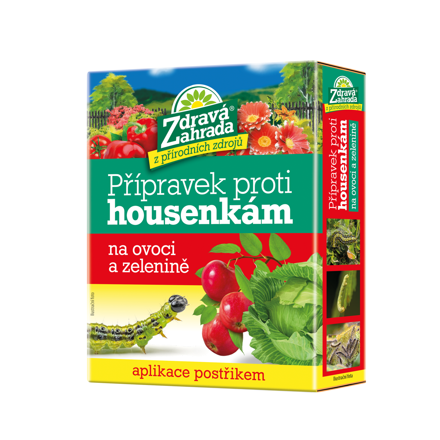 Přípravek proti housenkám na ovoci a zelenině