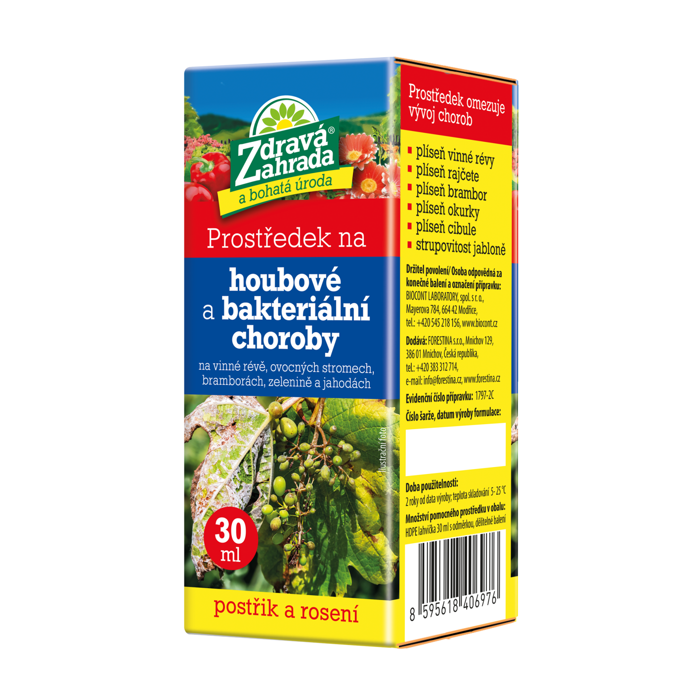 Prostředek na houbové a bakteriální choroby