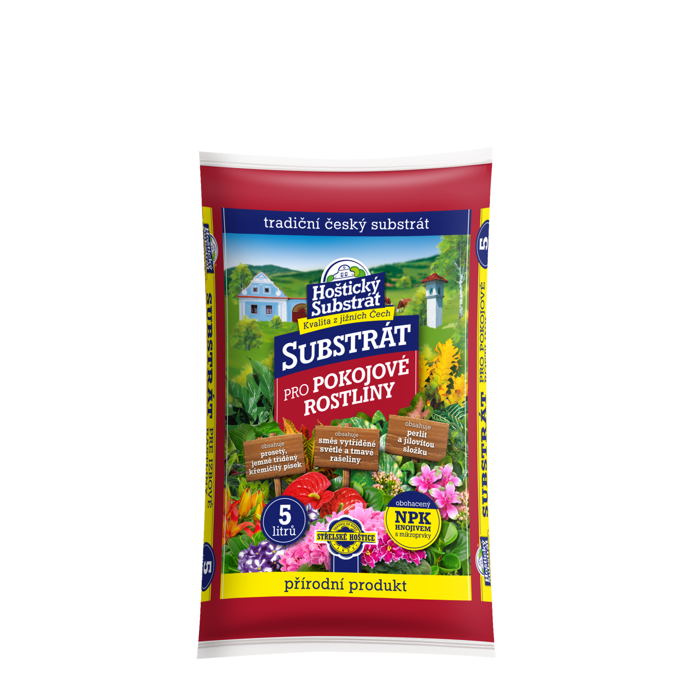 Hoštický substrát pro pokojové rostliny