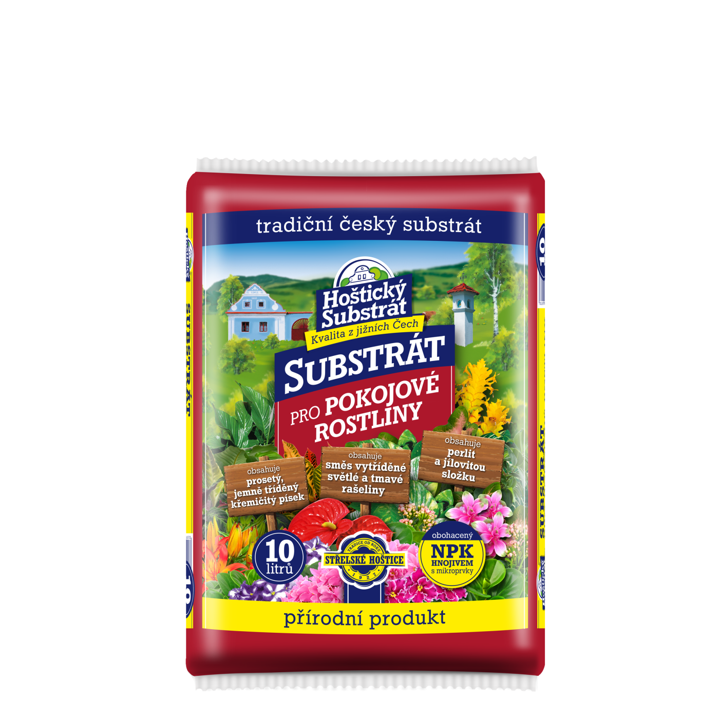 Hoštický substrát pro pokojové rostliny