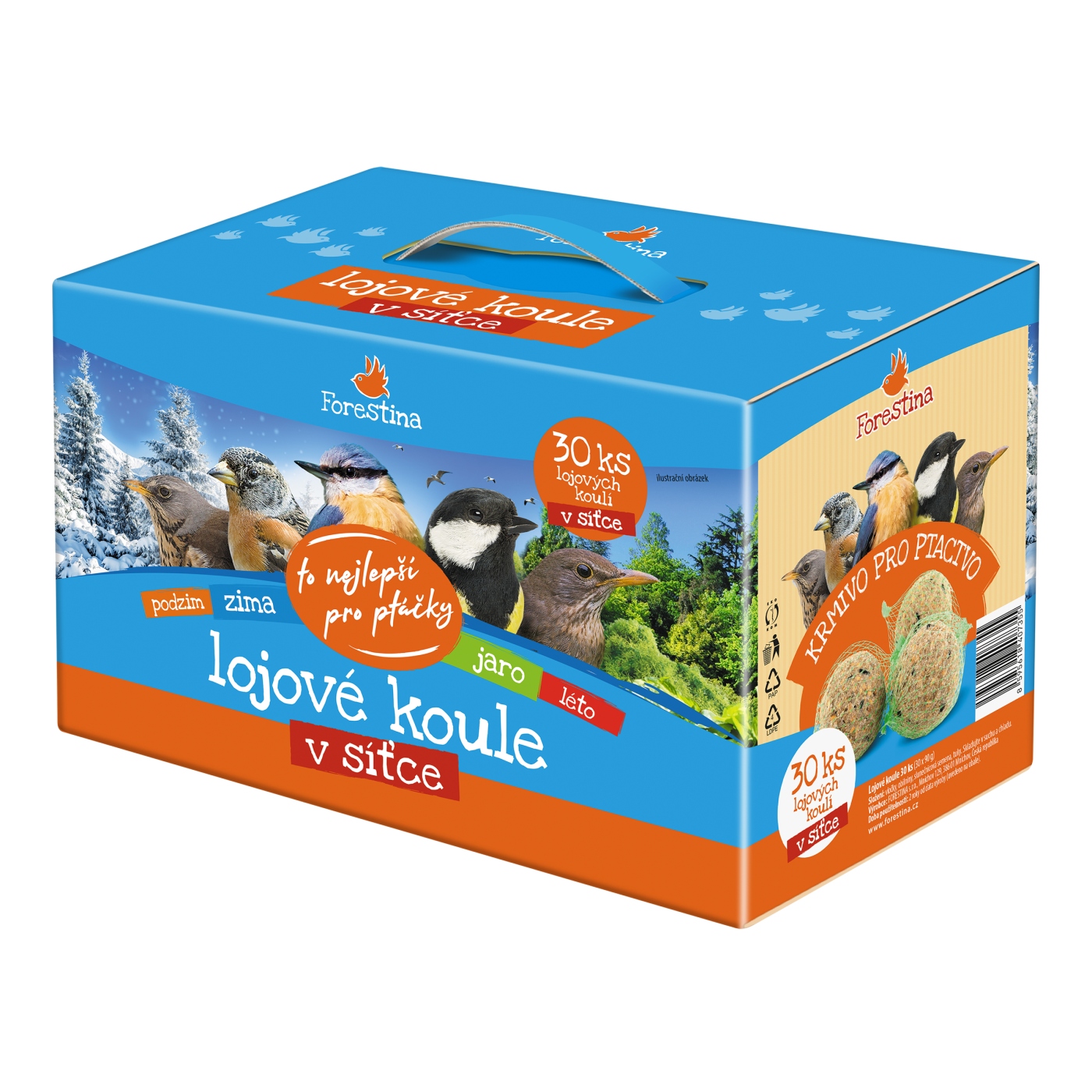 Lojové koule v krabici