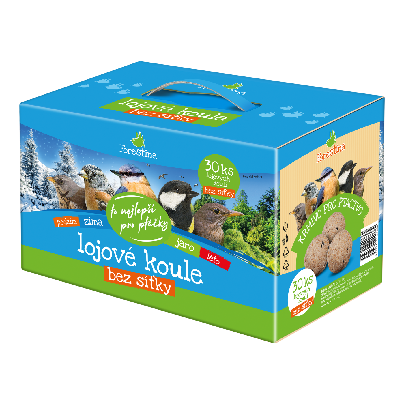 Lojové koule v krabici