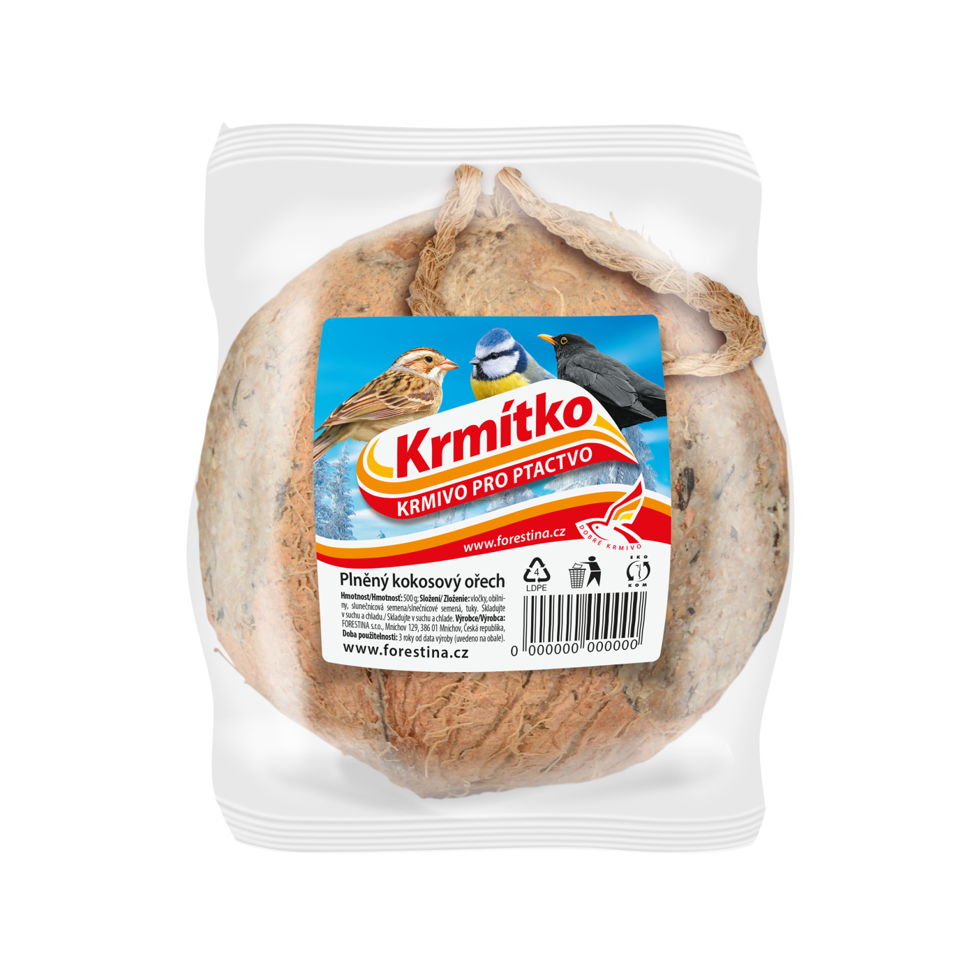 Plněný kokosový ořech