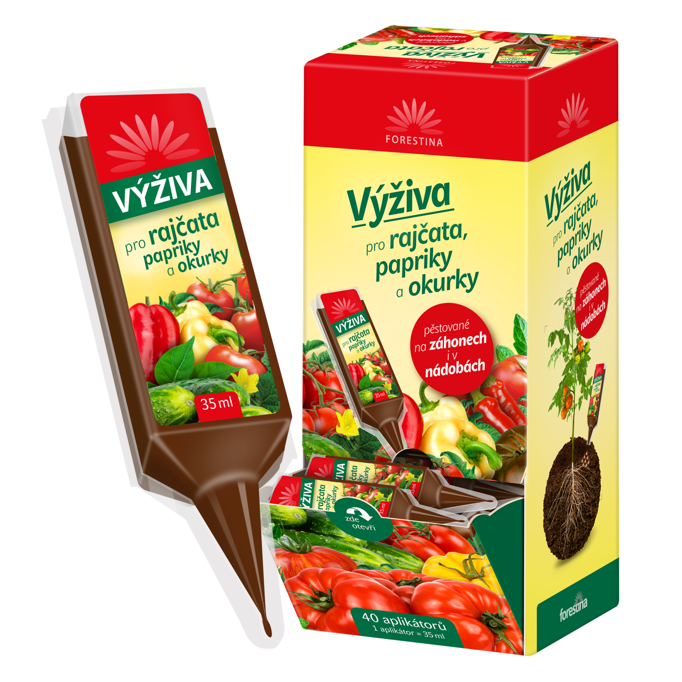 FORESTINA Výživa pro rajčata, papriky a okurky