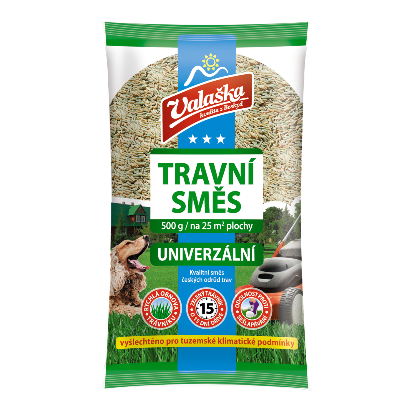 Travní směs VALAŠKA - univerzální - původ ČR