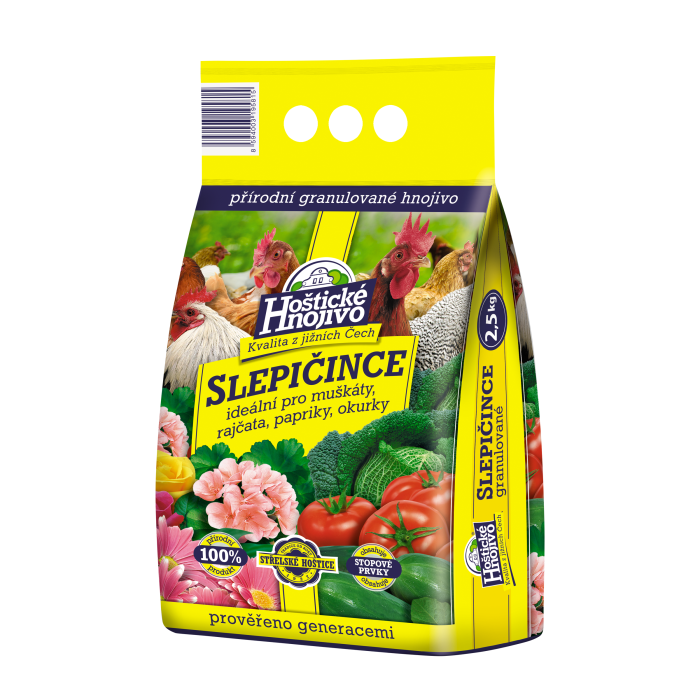 Slepičince granulované