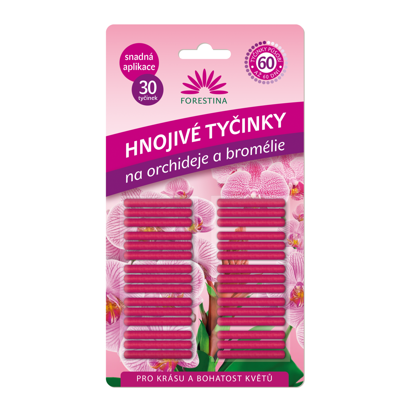 Tyčinky pro orchideje a bromélie