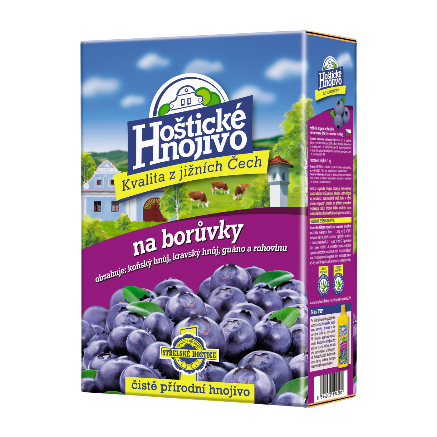 Hoštické hnojivo na borůvky