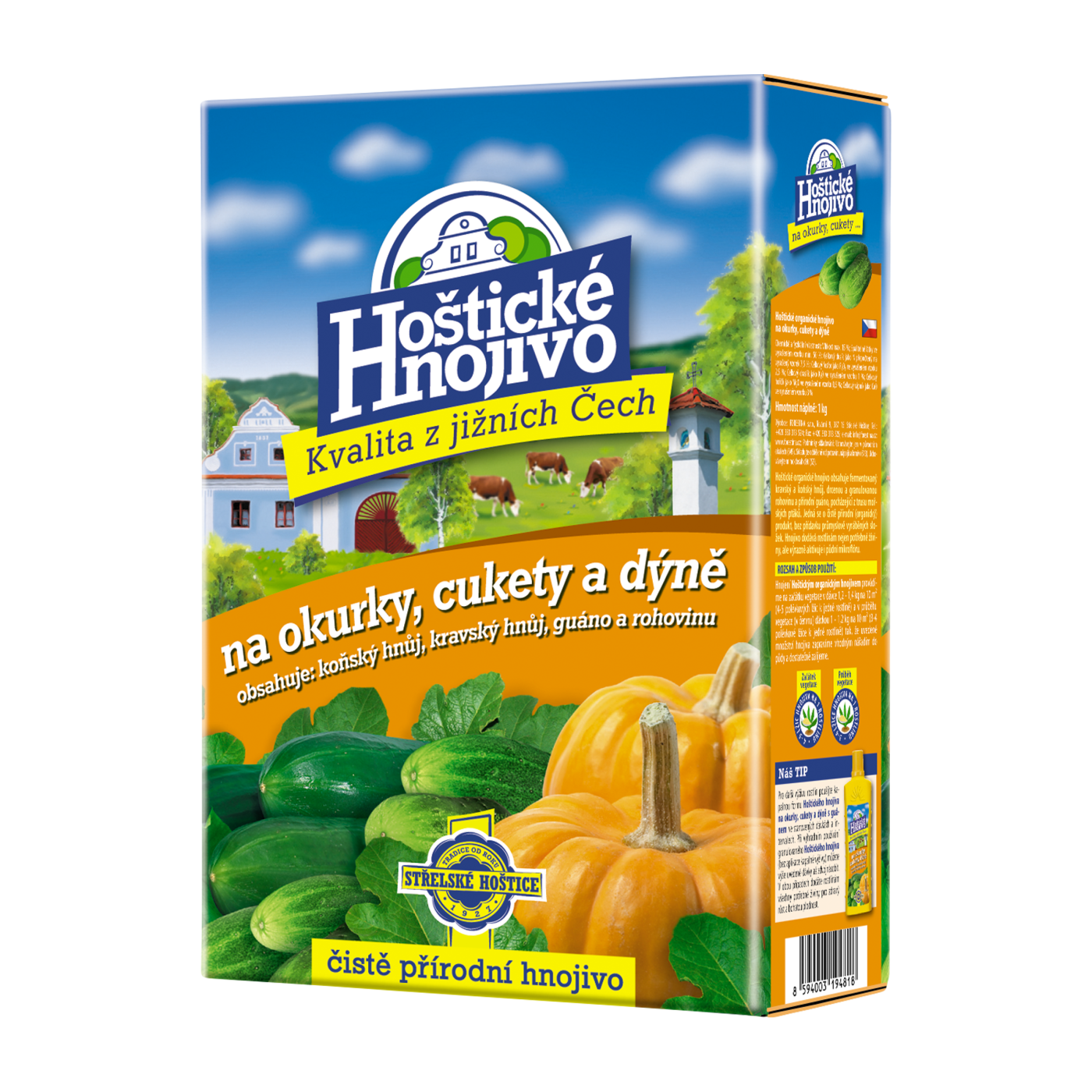 Hoštické hnojivo na okurky a cukety