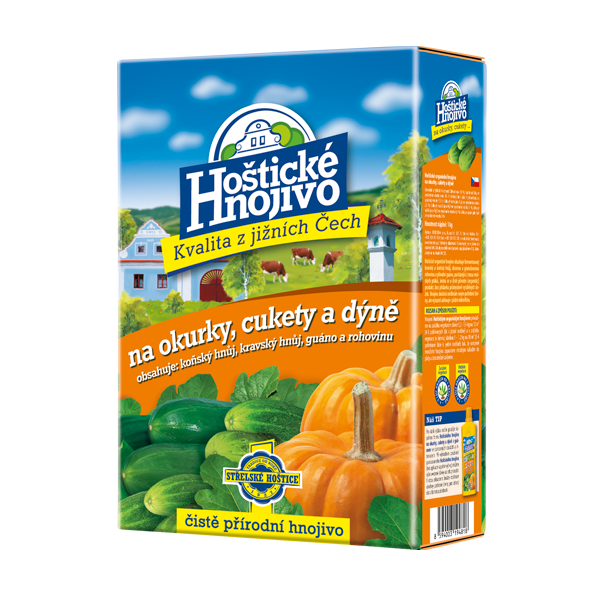 Hoštické hnojivo na okurky a cukety