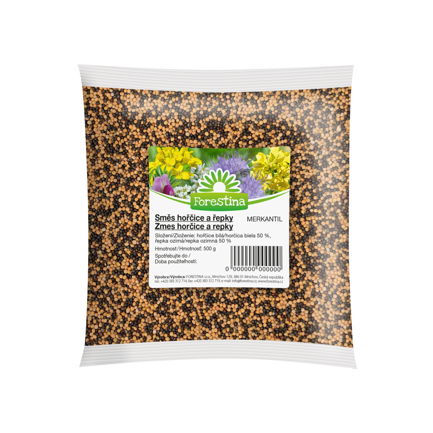 Směs hořčice a řepky