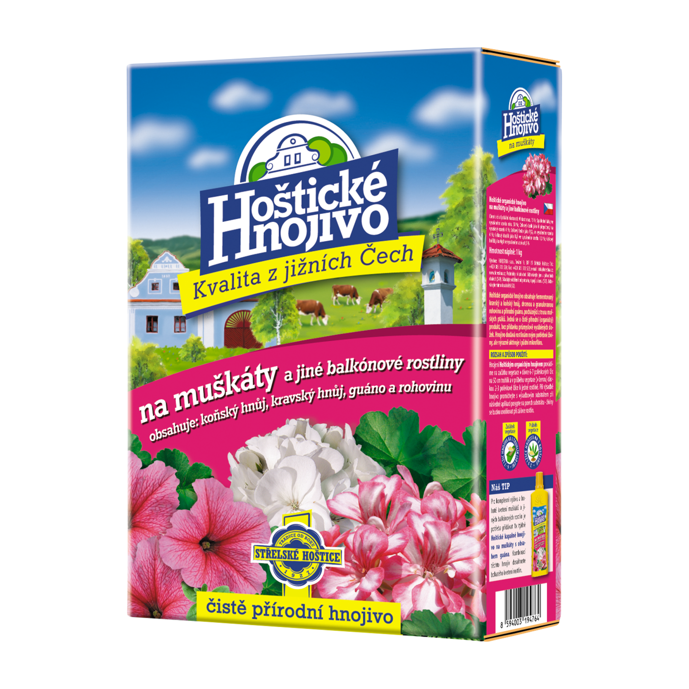 Hoštické hnojivo na muškáty 