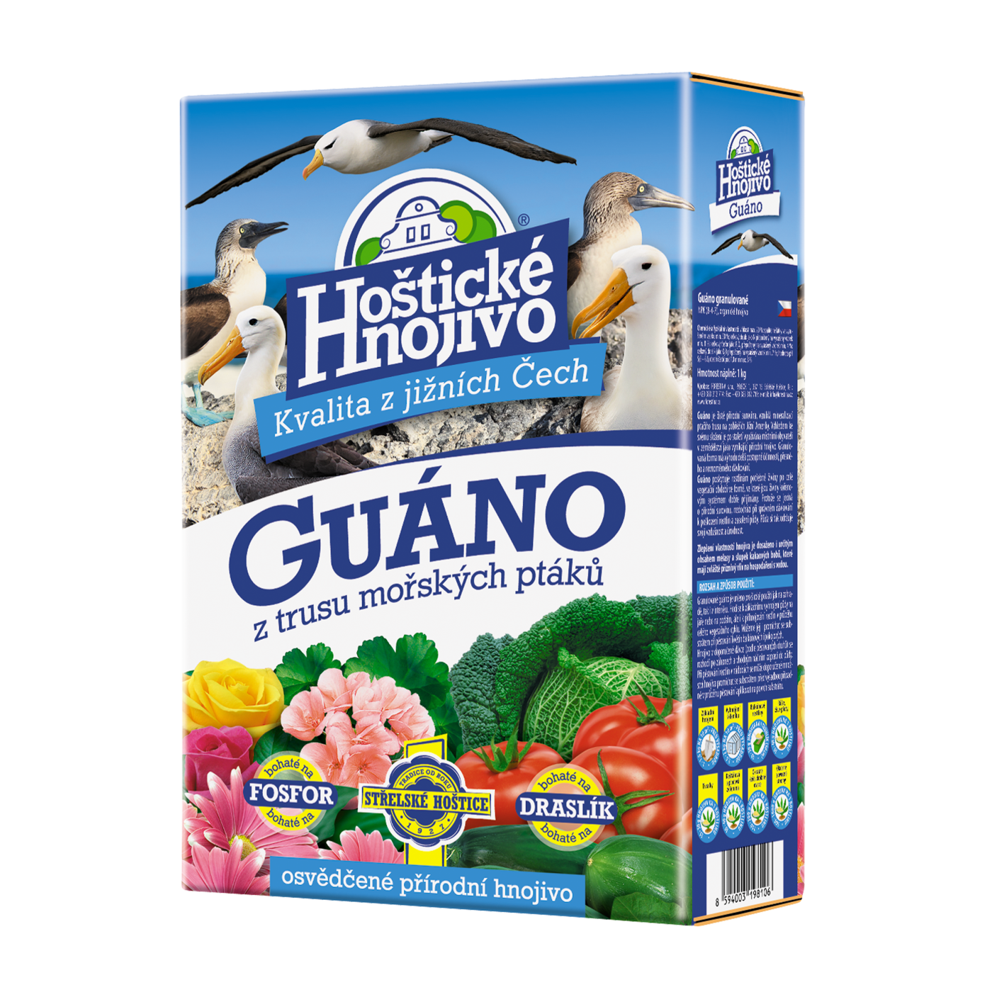 Hoštické guáno - granulované