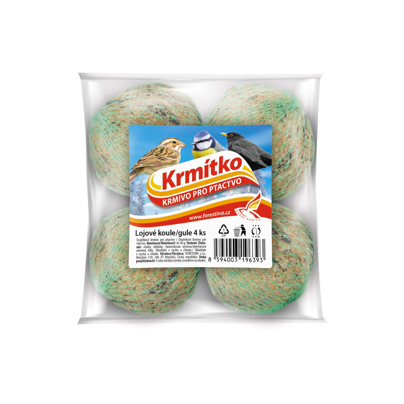 Lojová koule - 4 ks 