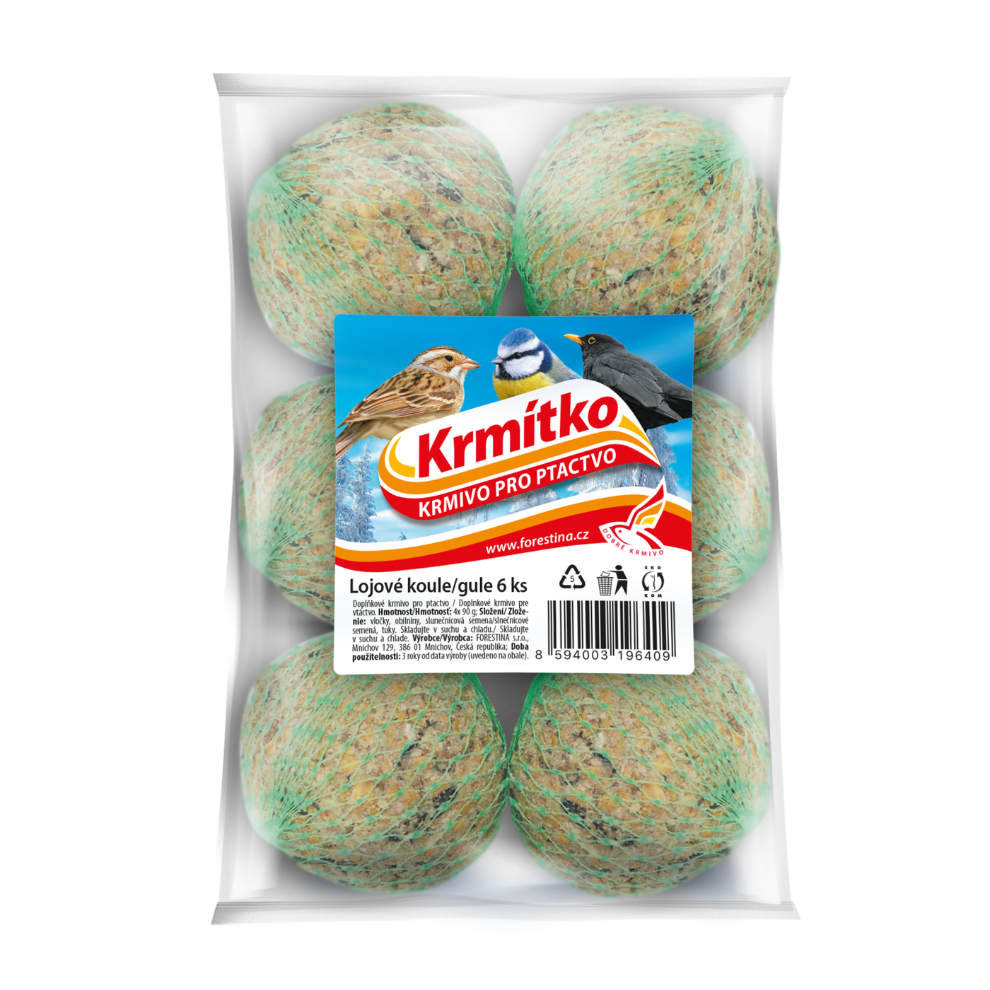 Lojová koule - 6 ks 