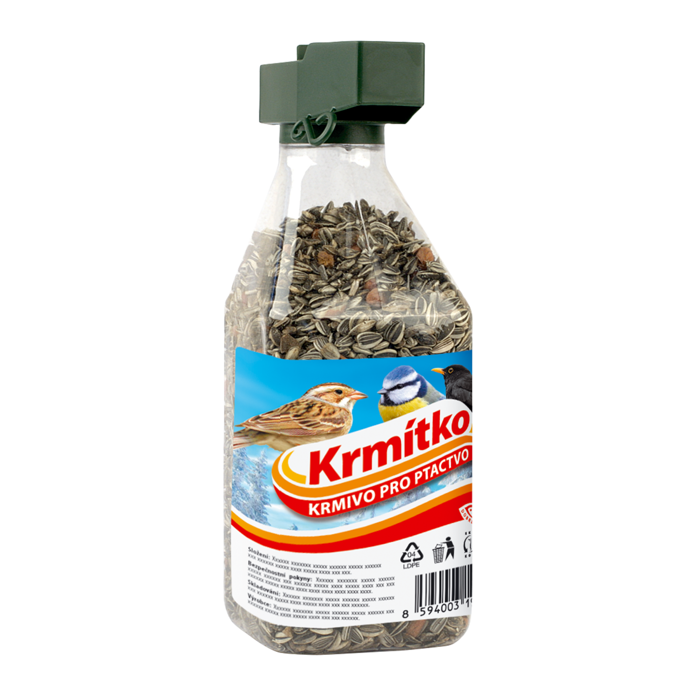 Závěsné krmítko s náplní 