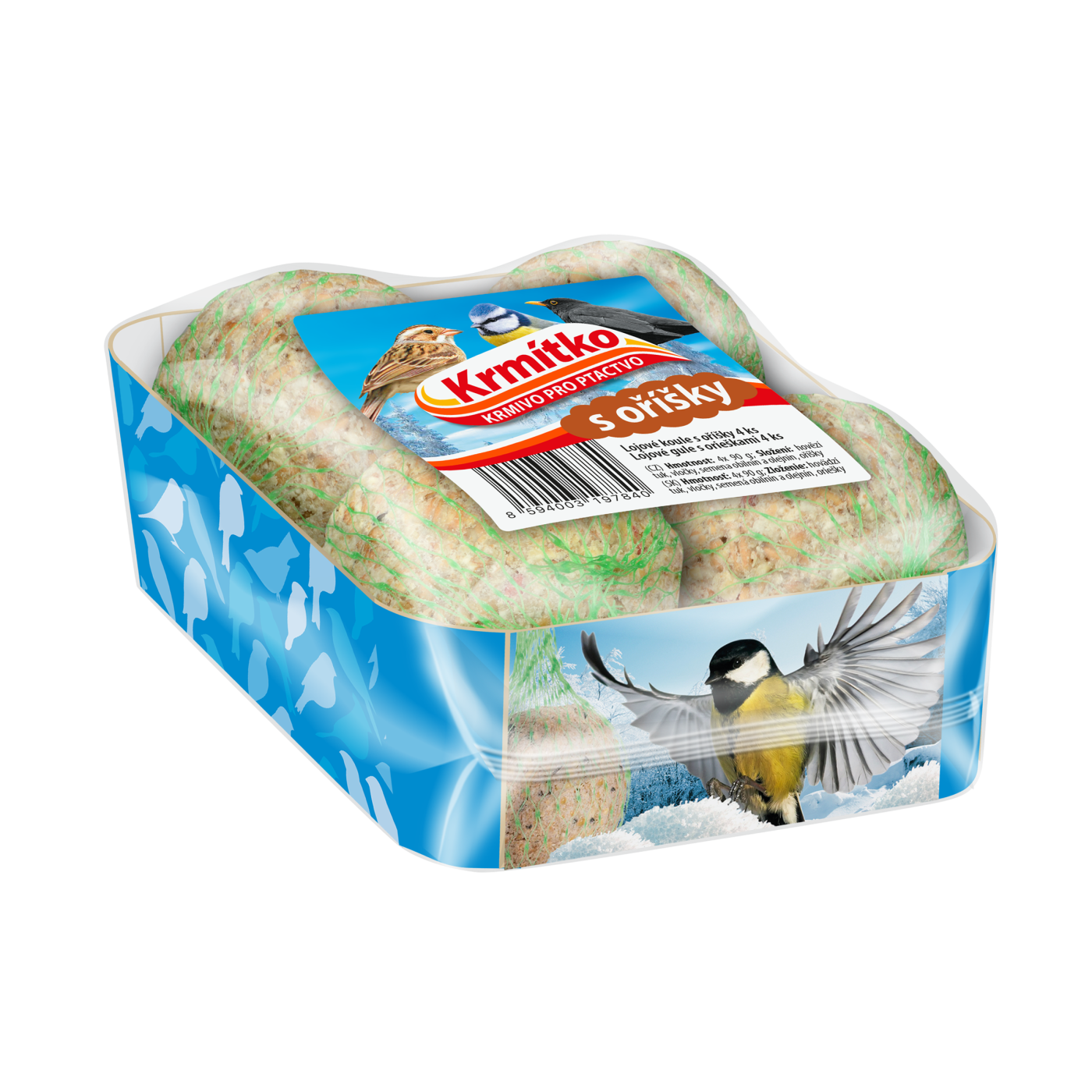 Lojové koule s oříšky 