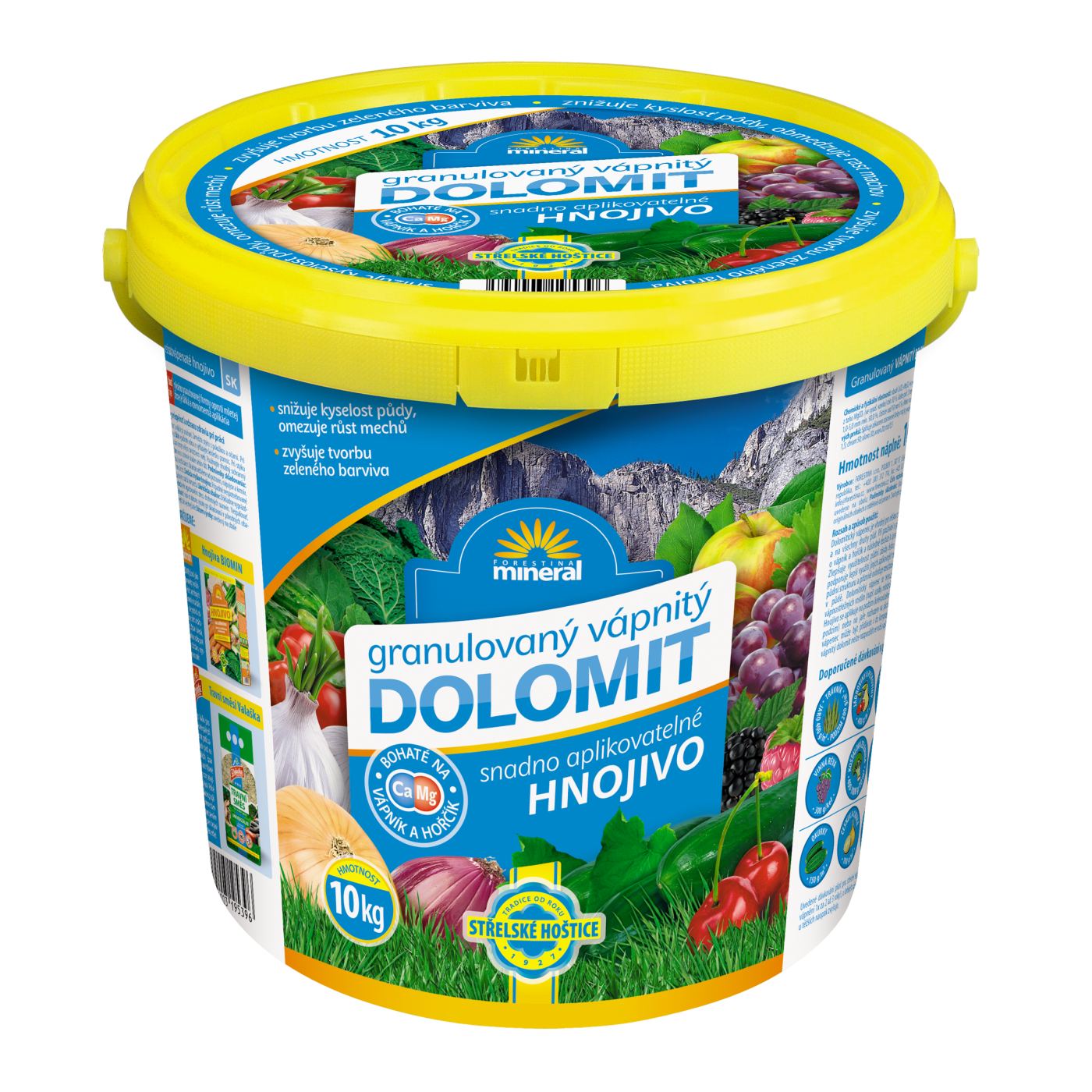 Granulovaný vápnitý dolomit - kyblík