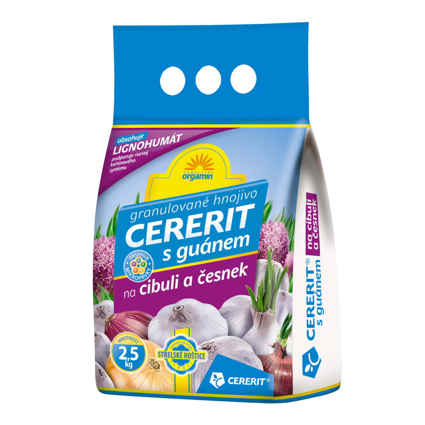 Cererit s guánem na cibuli a česnek