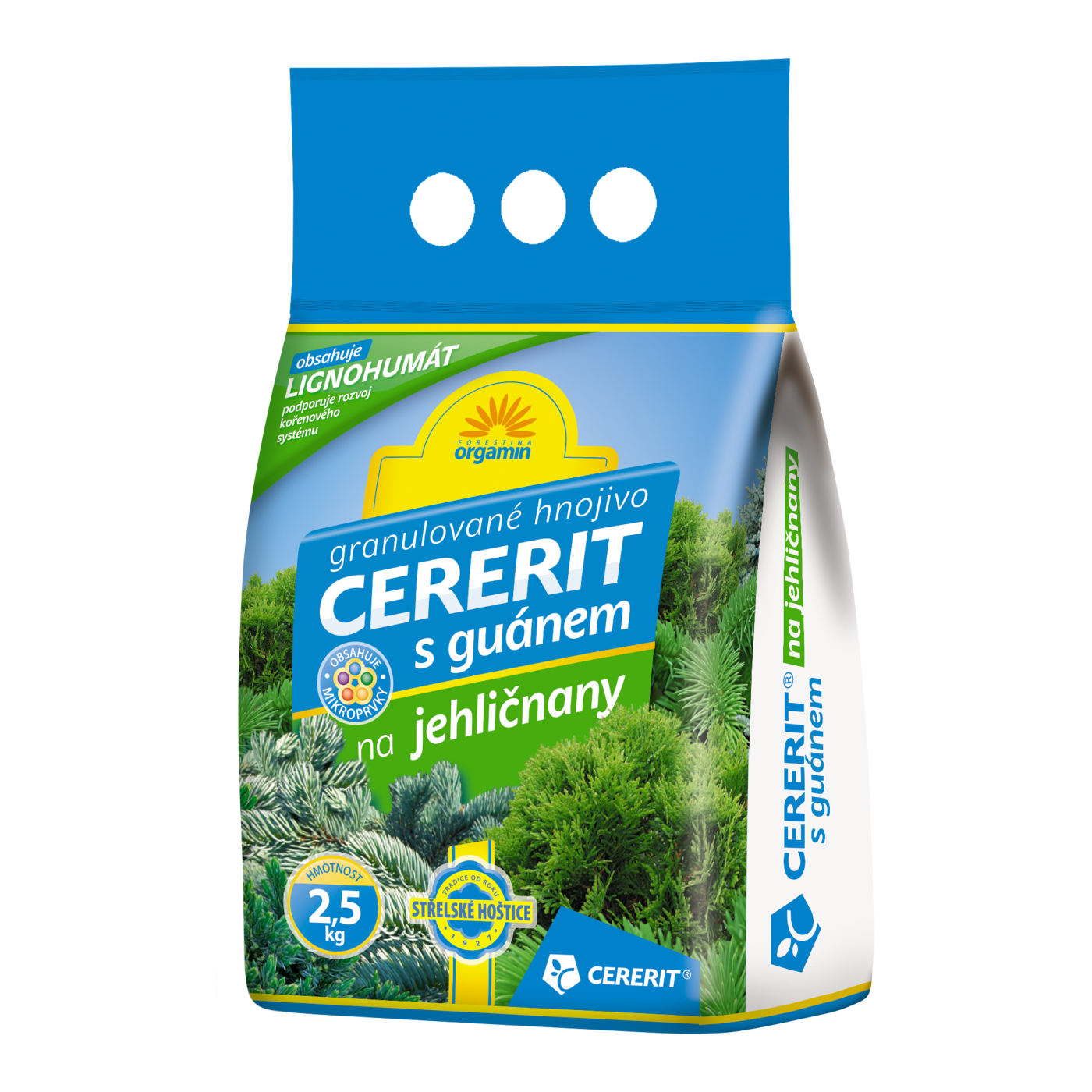 Cererit s guánem na jehličnany