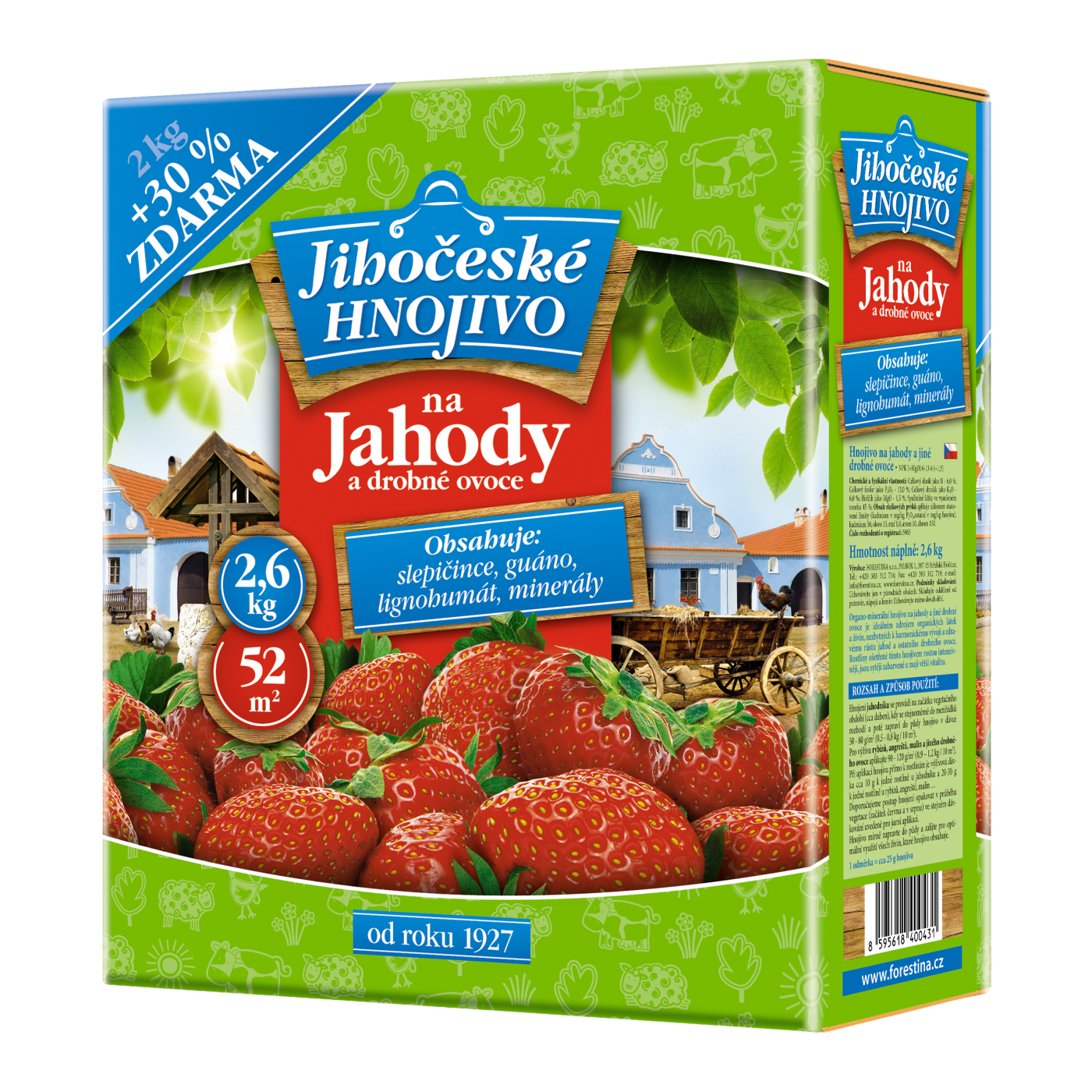 Jihočeské hnojivo na jahody 