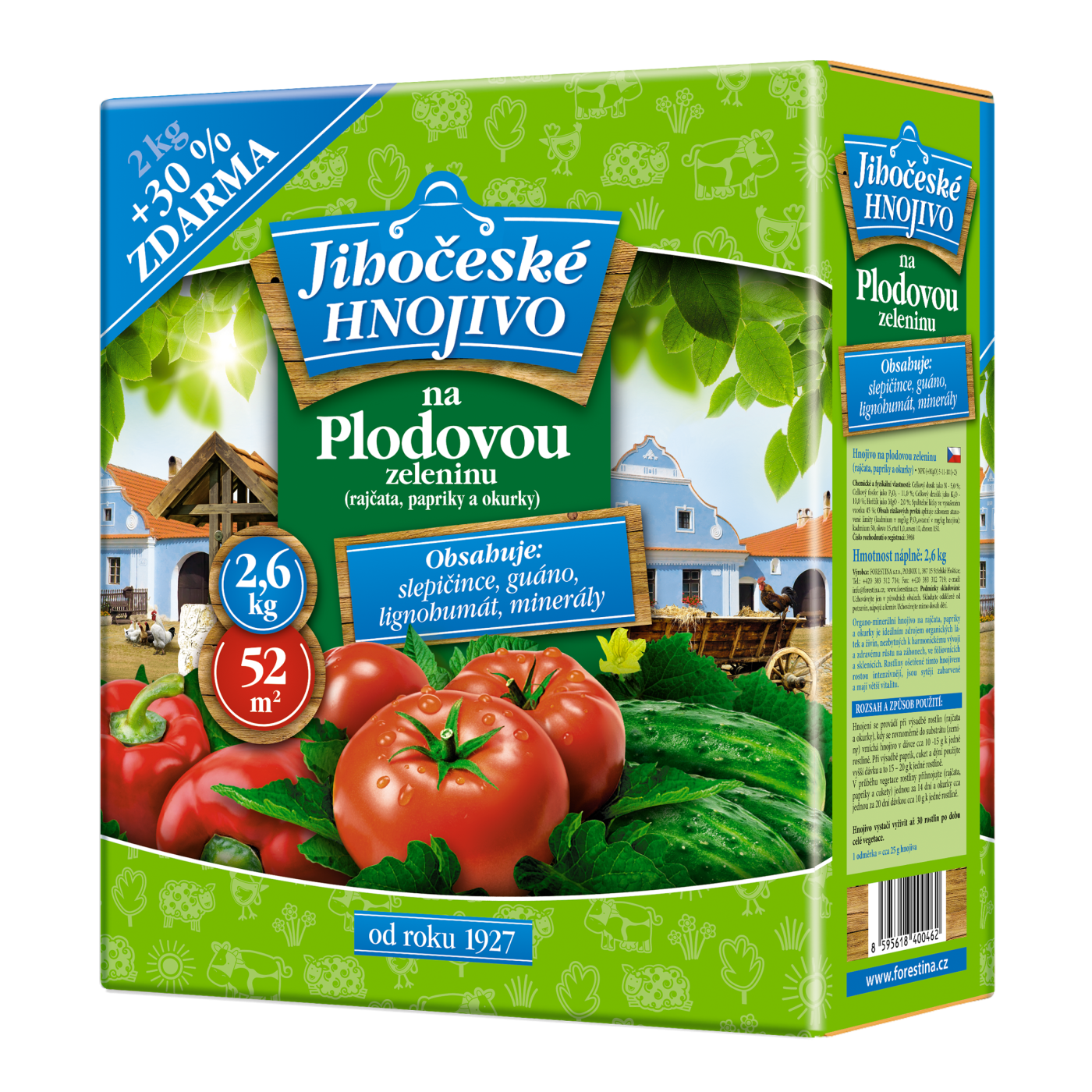 Jihočeské hnojivo na plod. zeleninu