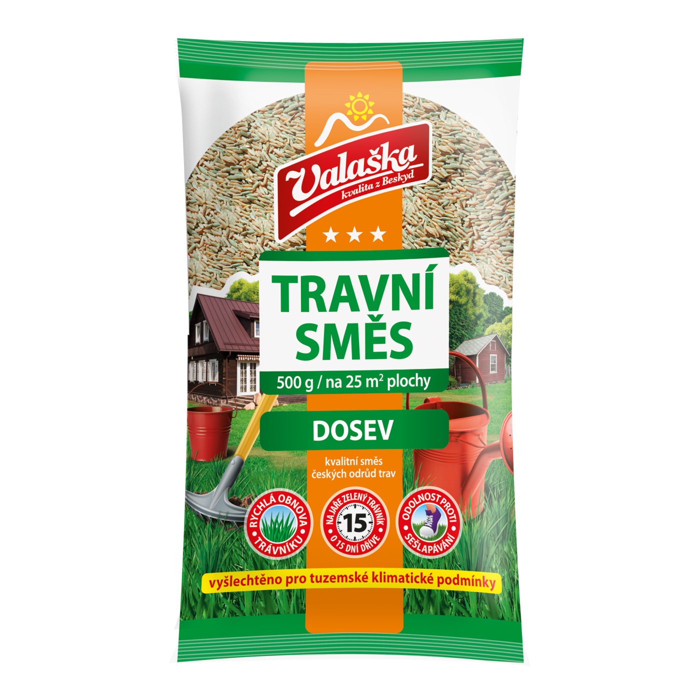 Travní směs VALAŠKA - DOSEV