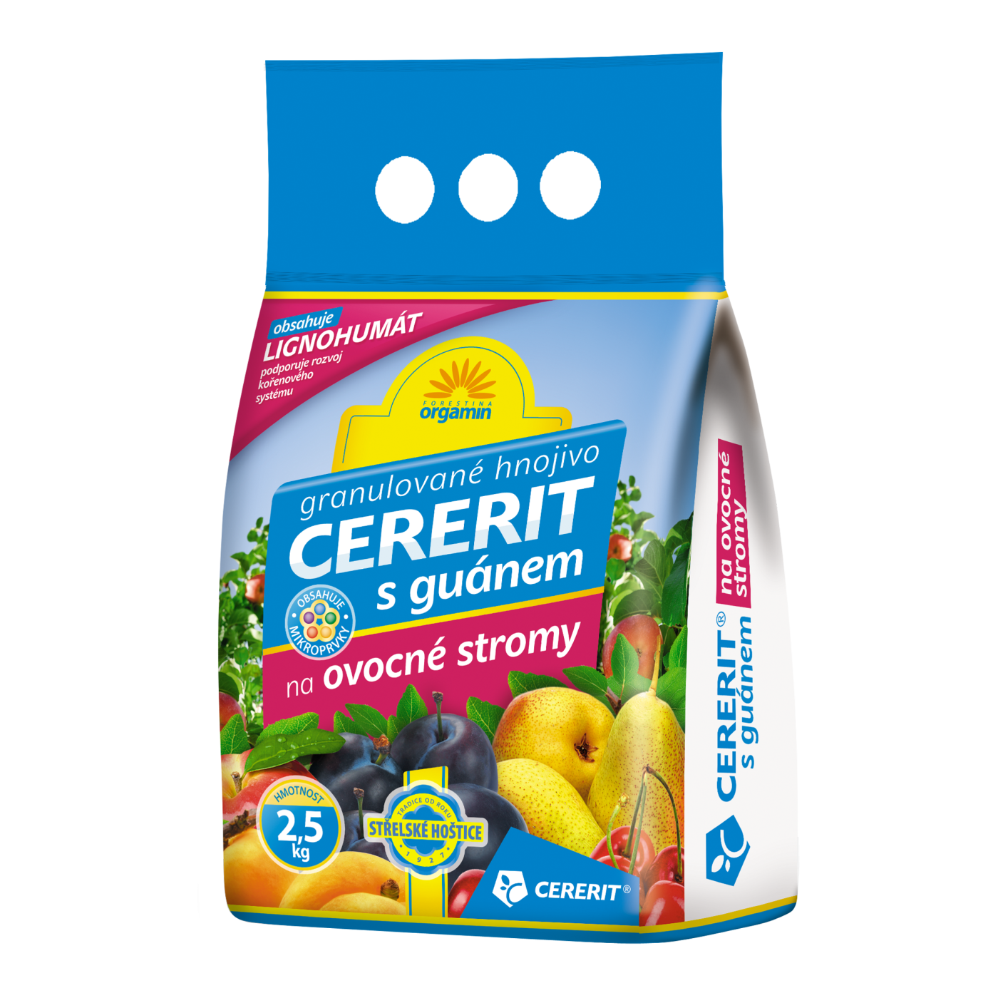 Cererit s guánem na ovocné stromy