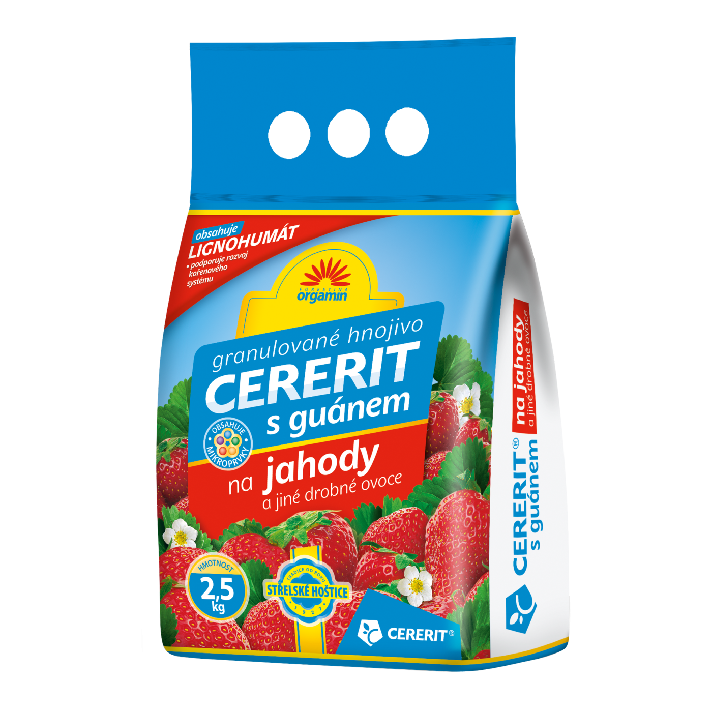 Cererit s guánem na jahody