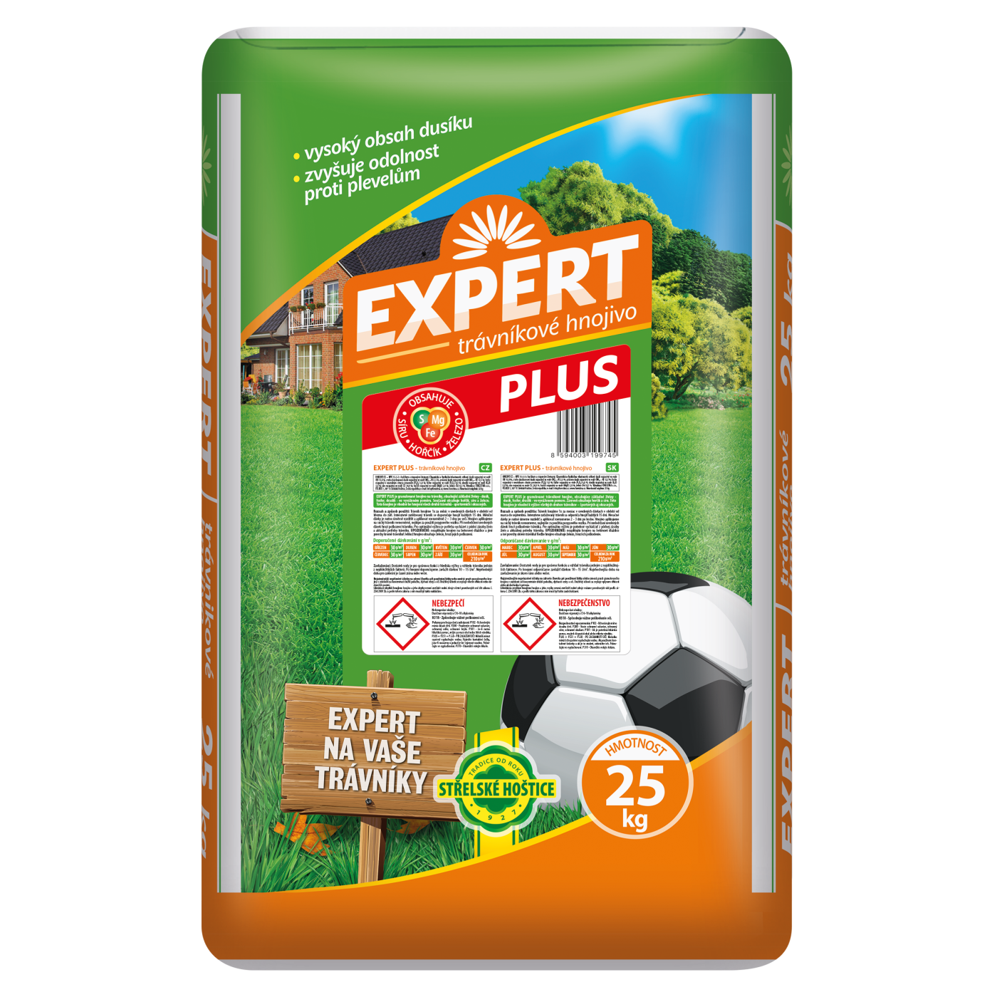 EXPERT PLUS - univerzální trávníkové hnojivo