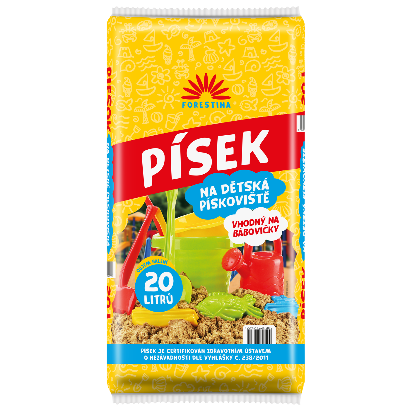 Písek pro dětská hřiště