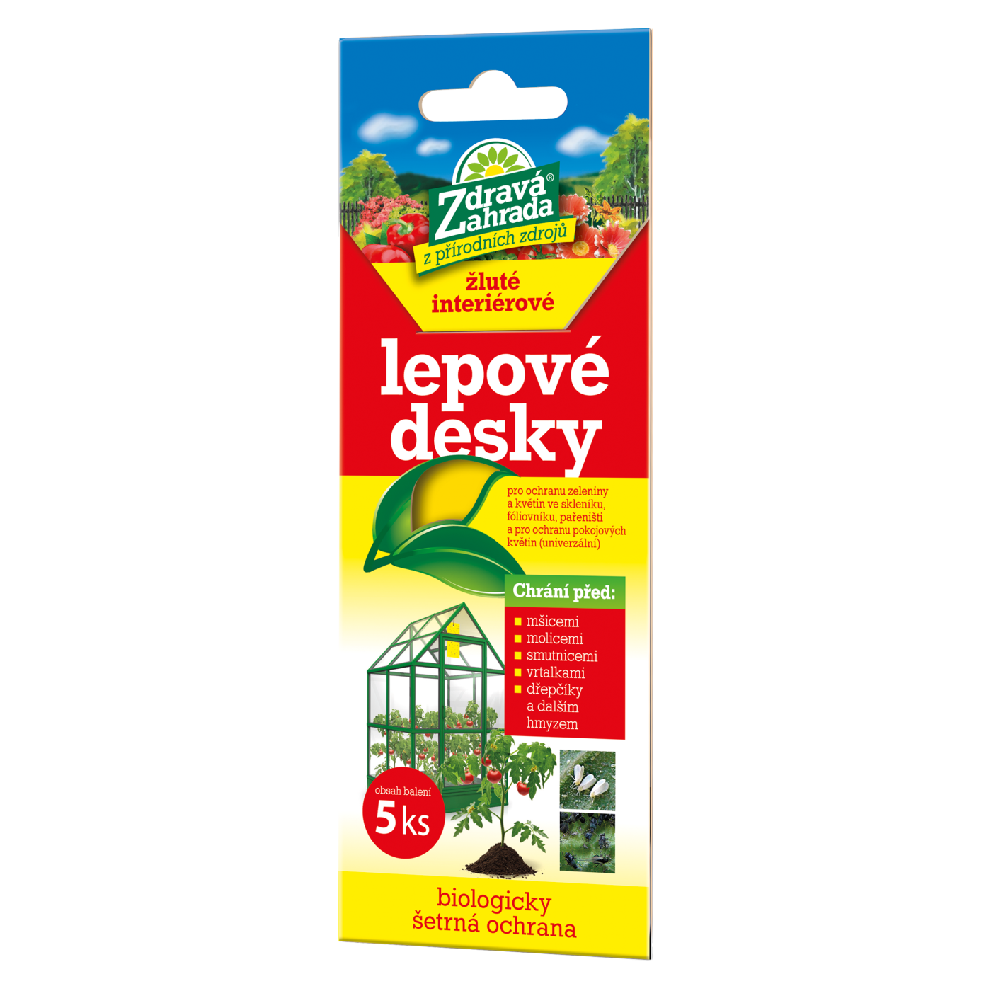 Žluté lepové desky - interiérové