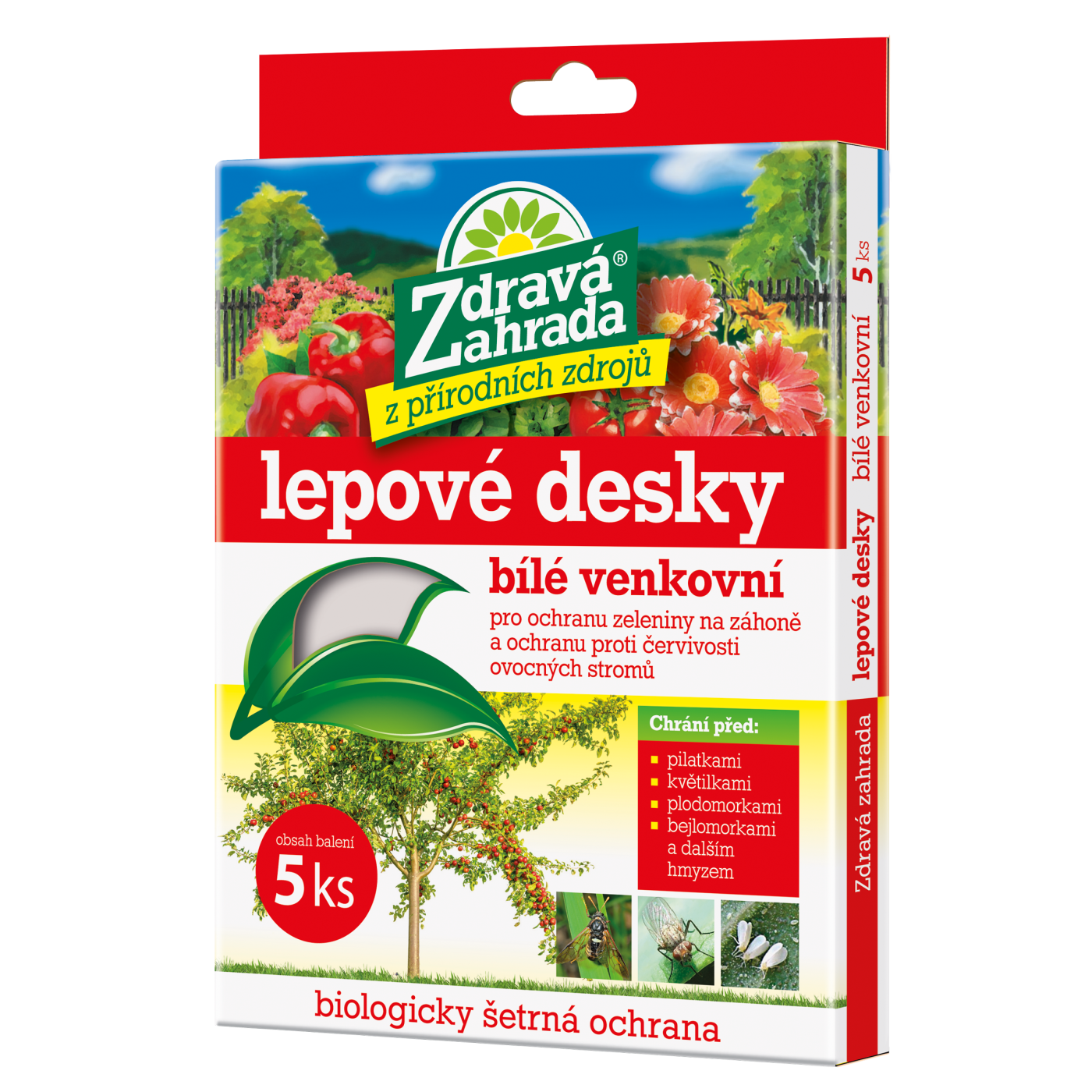 Bílé lepové desky - venkovní