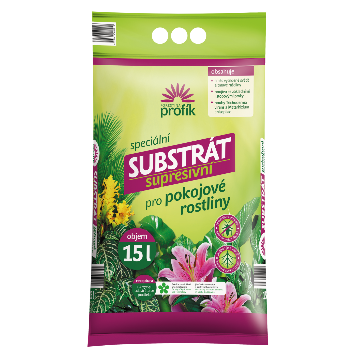 PROFÍK Supresivní substrát pro pokojové rostliny