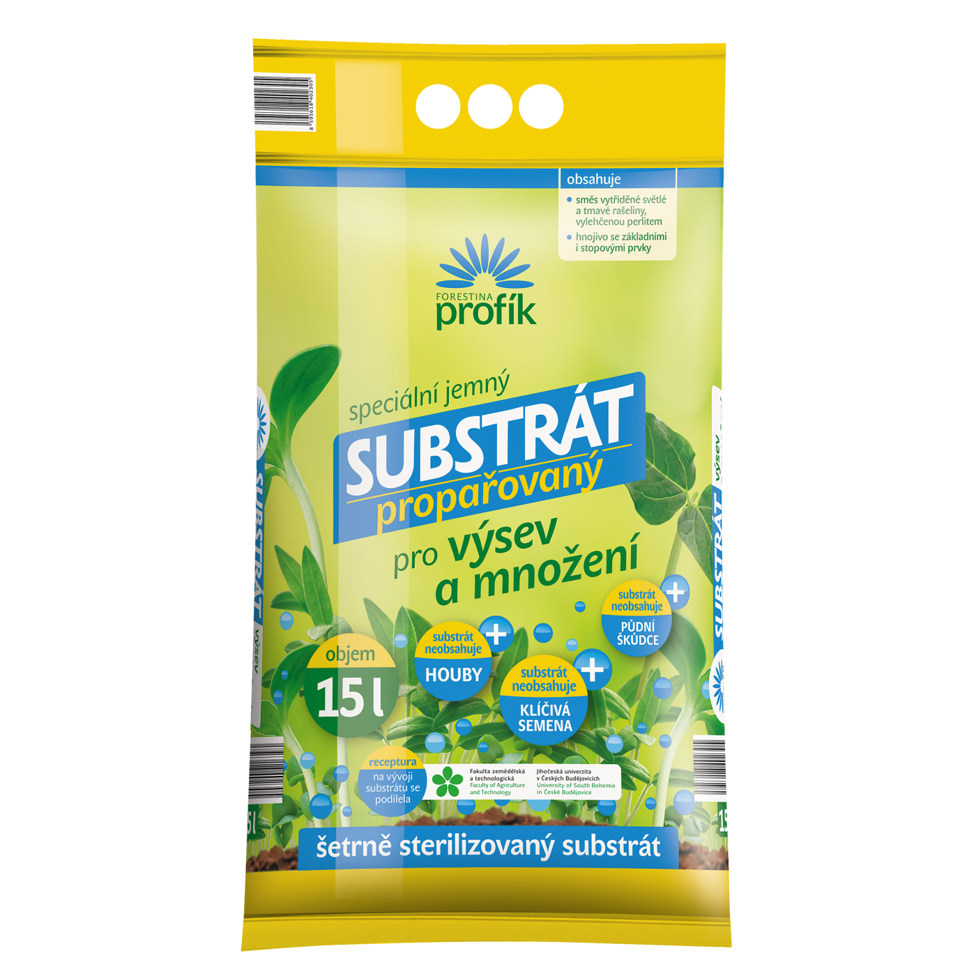 PROFÍK Propařovaný substrát pro výsev a množení