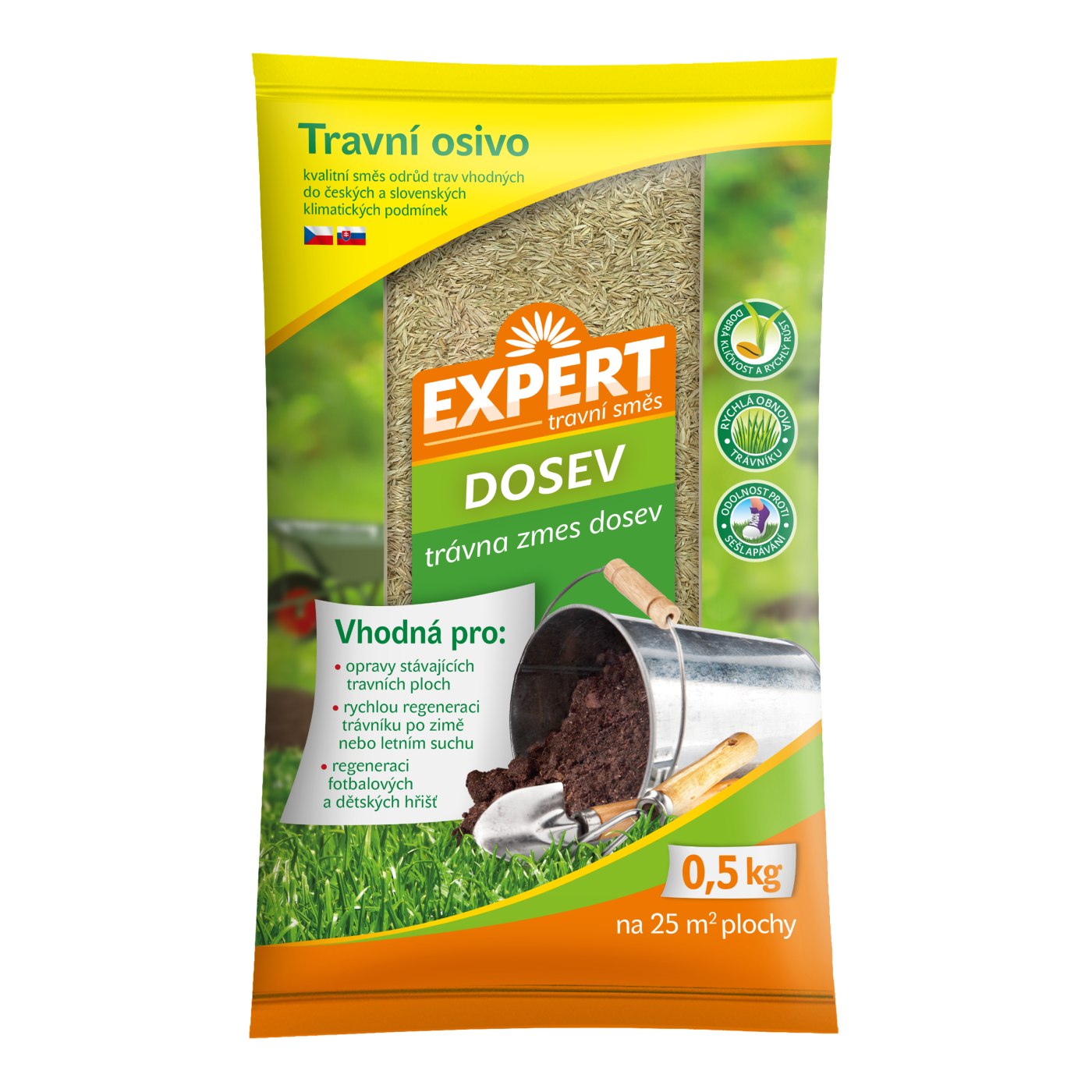 Travní směs EXPERT - dosev
