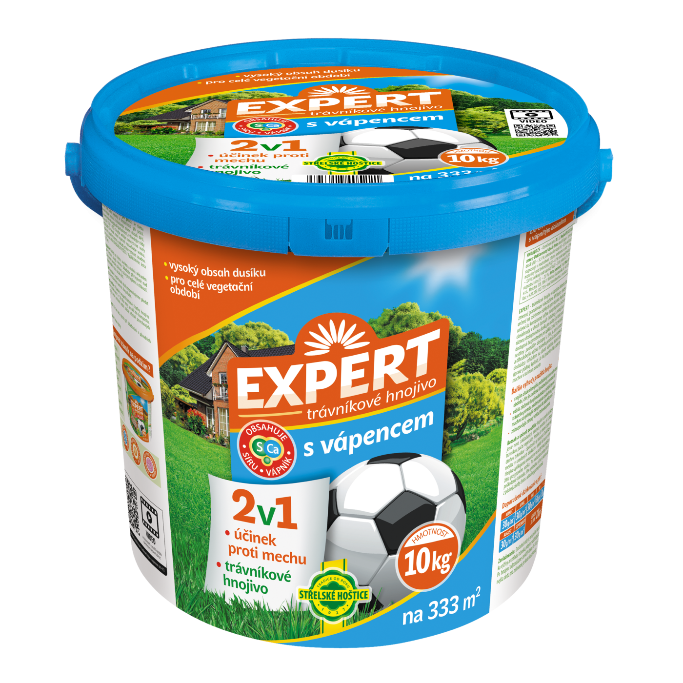 EXPERT - trávníkové hnojivo s vápencem 2v1