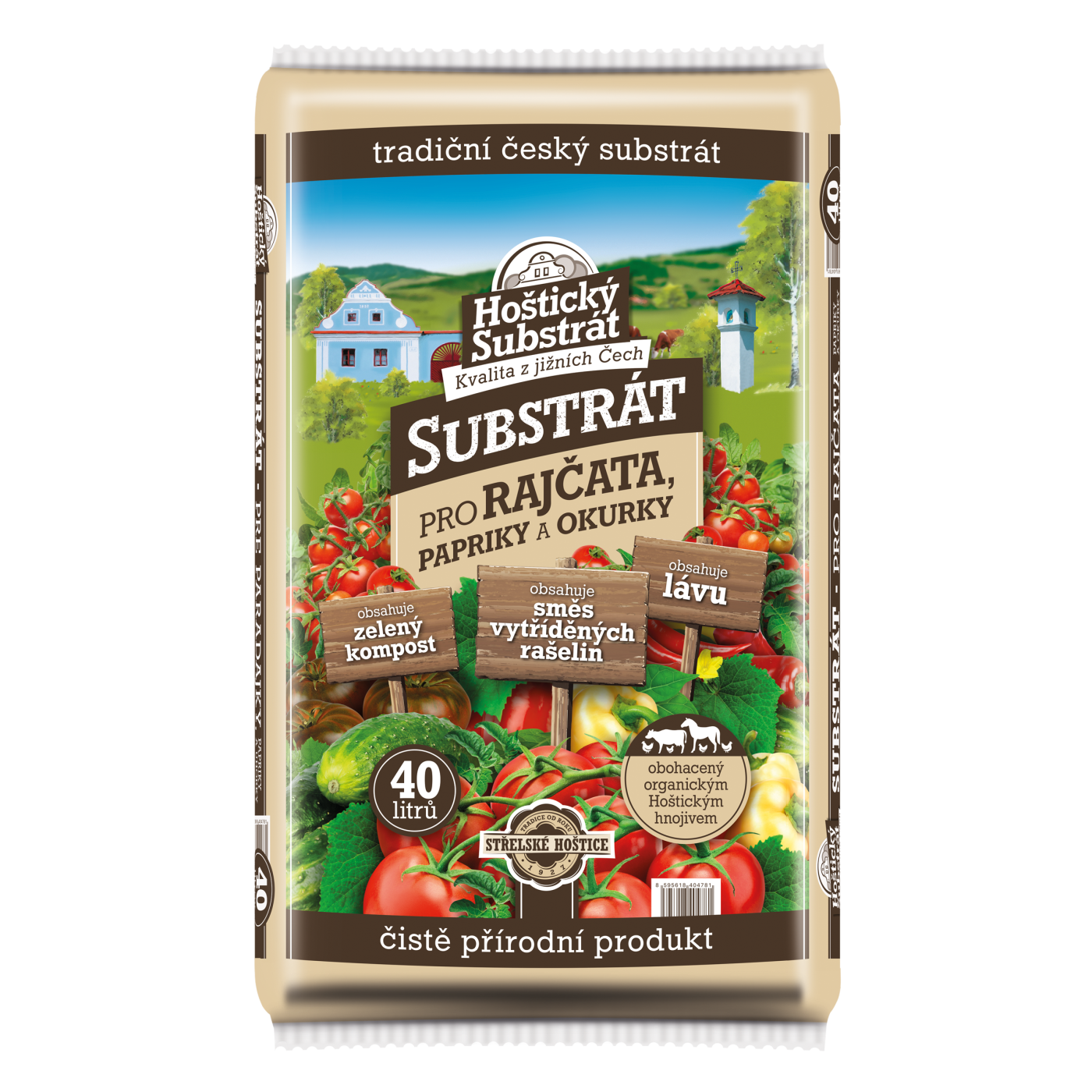 Hoštický substrát na rajčata 40l